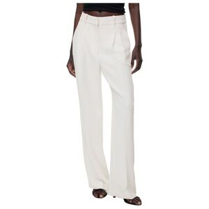 ARITZIA Wilfred The Effortless Pant High-Waist Wide-Leg Crepe Trousers